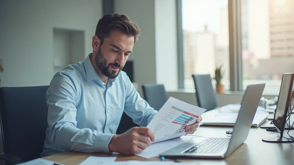 Таблица бюджета с данными расходов и доходов на мониторе