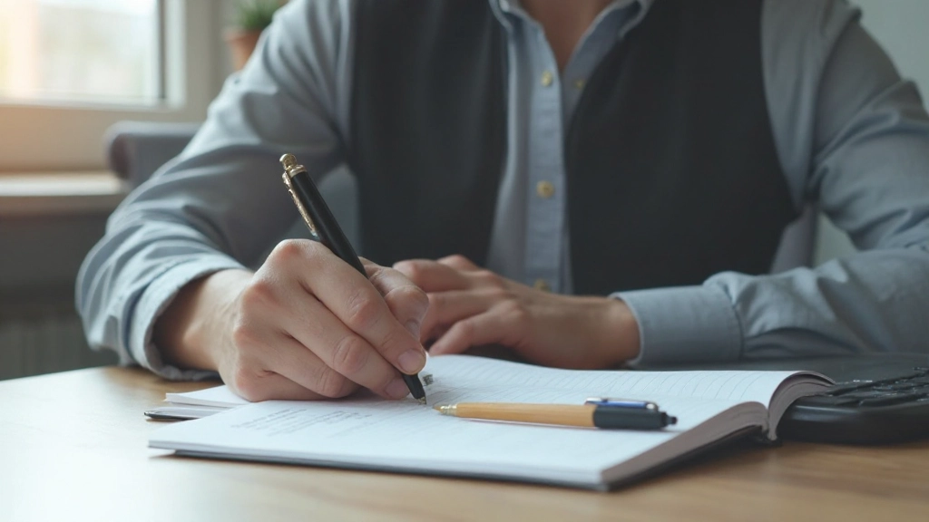 Планирование целей: записание целей на планшете с графиками целей на фоне